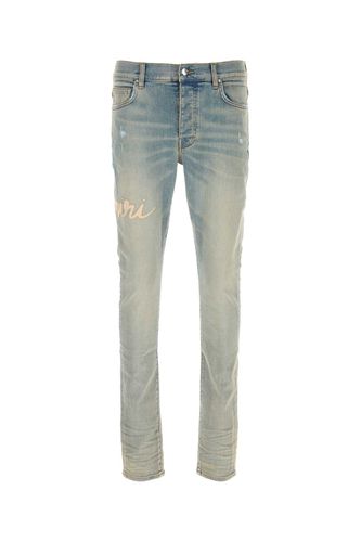 Stretch Denim Amiri Script Jeans - AMIRI - Modalova