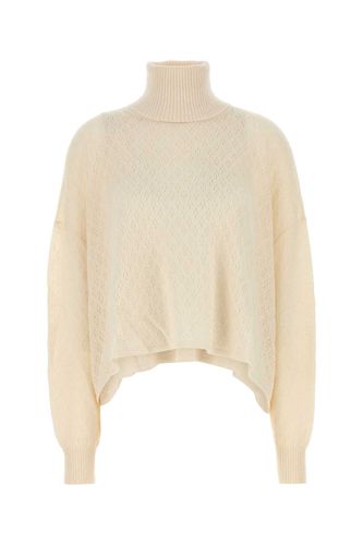 Ivory Wool Blend Oversize Sweater - Chloé - Modalova