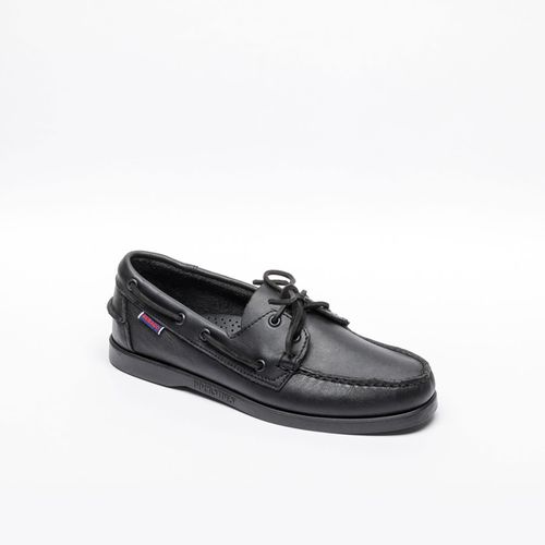 Docksides Black Leather Loafer - Sebago - Modalova