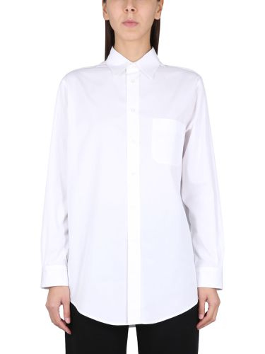 Oversize Plain Poplin Shirt - Maison Margiela - Modalova