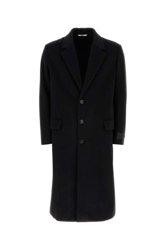 Black Wool Blend Coat - Valentino Garavani - Modalova