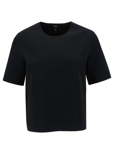 Short-sleeved Crewneck Jersey T-shirt - Theory - Modalova