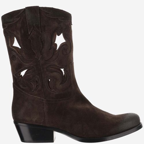 Sartore Suede Western Boots - Sartore - Modalova