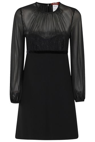 Black Crepe Jader Mini Dress - Max Mara Studio - Modalova