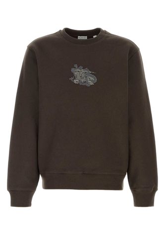 Brown Cotton Blend Sweatshirt - Burberry - Modalova