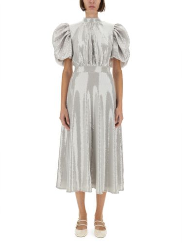 Sequined Puff Midi Dress - Rotate by Birger Christensen - Modalova