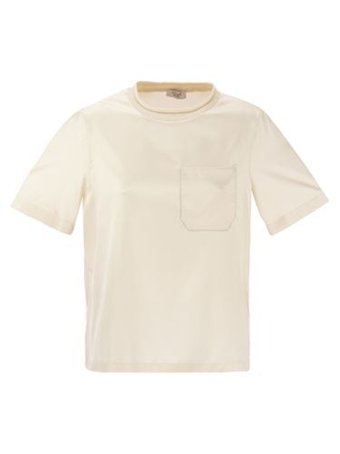 Silk Shirt With Breast Pocket - Peserico - Modalova