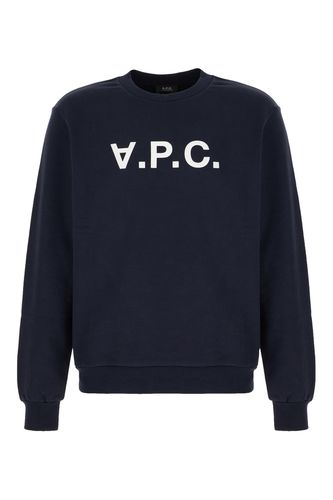 A. P.C. Midnight Blue Cotton Sweatshirt - A.P.C. - Modalova