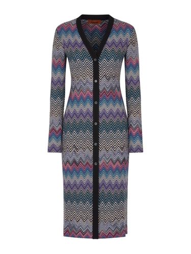 Zigzag Long Cardigan Missoni - Missoni - Modalova