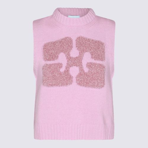 Ganni Pink Wool Knitwear - Ganni - Modalova