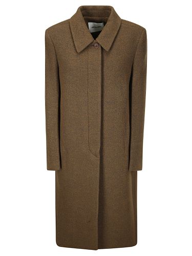 Fluffy Wool Single Mac Coat - Low Classic - Modalova