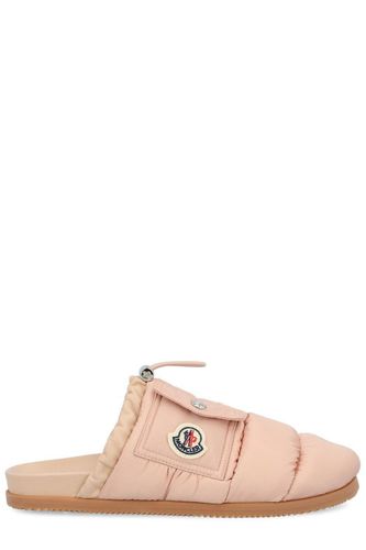 Moncler Logo Patch Padded Slippers - Moncler - Modalova