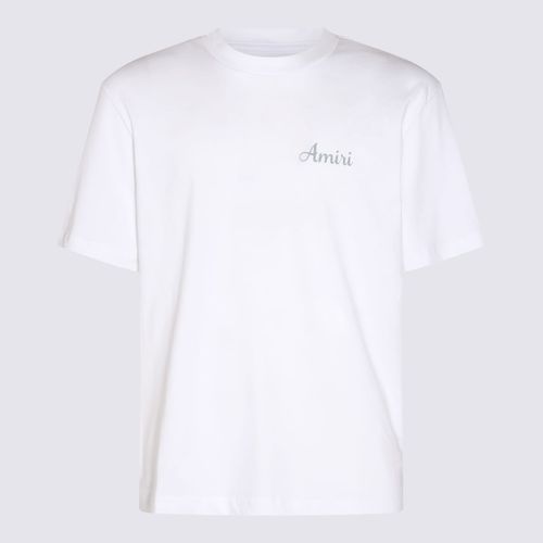 AMIRI White Cotton T-shirt - AMIRI - Modalova