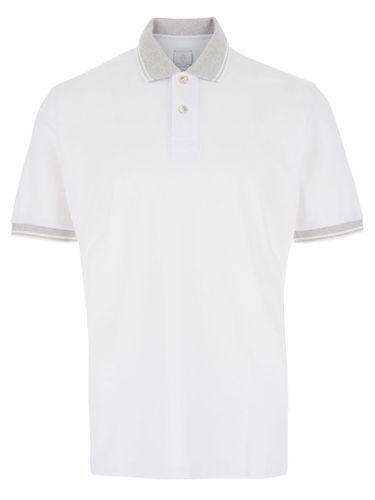 Piqué-weave Polo Shirt - Eleventy - Modalova