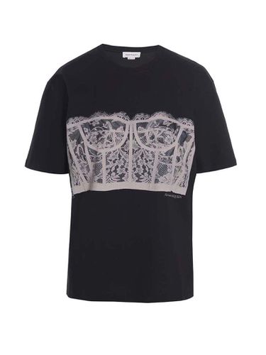 Alexander McQueen corset T-shirt - Alexander McQueen - Modalova