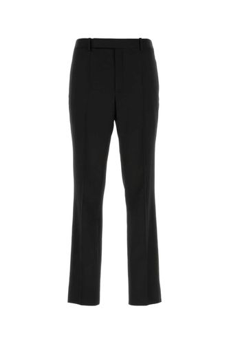 Saint Laurent Black Wool Pant - Saint Laurent - Modalova