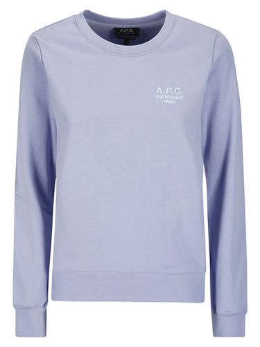 A. P.C. Logo-print Crewneck Sweater - A.P.C. - Modalova