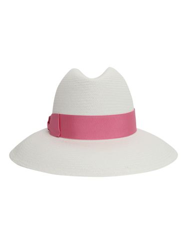 Claudette Fine Wide Brim Panama Hat - Borsalino - Modalova