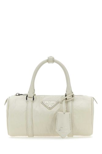 Prada White Leather Small Handbag - Prada - Modalova