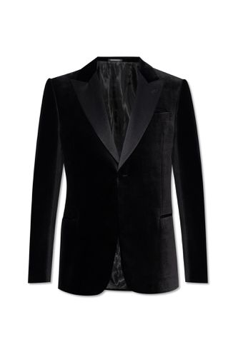 Emporio Armani Velvet Tuxedo Jacket - Emporio Armani - Modalova