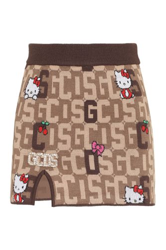 X Hello Kitty - Wool Blend Miniskirt - GCDS - Modalova