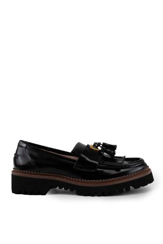 Beat Shiny Leather Loafers With Fringes - Coccinelle - Modalova