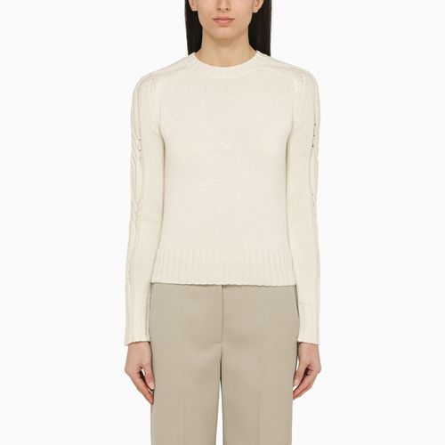 White Cashmere Crew-neck Sweater - Max Mara - Modalova