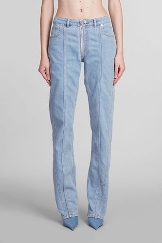 Mugler Jeans In Blue Denim - Mugler - Modalova