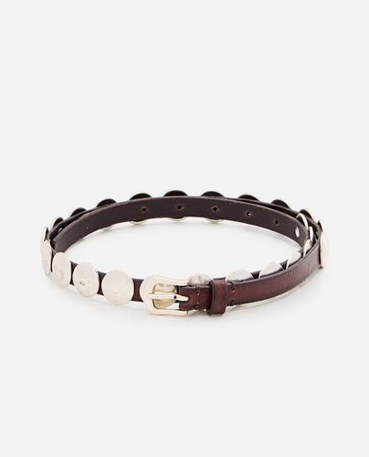 Trinidad Studs Thin Leather Belt - Golden Goose - Modalova