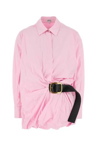 Loewe Pastel Pink Poplin Shirt - Loewe - Modalova