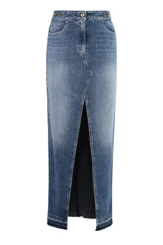 Elisabetta Franchi Denim Skirt - Elisabetta Franchi - Modalova