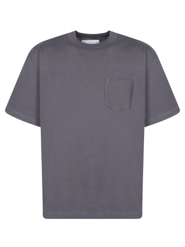 Sacai Grey Cotton T-shirt - Sacai - Modalova