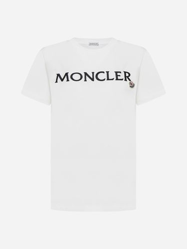 Moncler Logo Cotton T-shirt - Moncler - Modalova