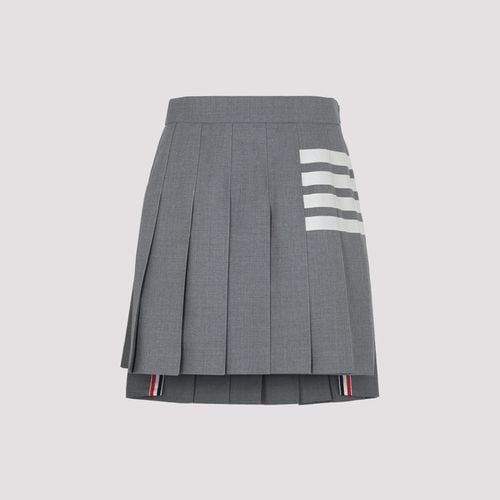 Thom Browne 4-bar Pleated Miniskirt - Thom Browne - Modalova