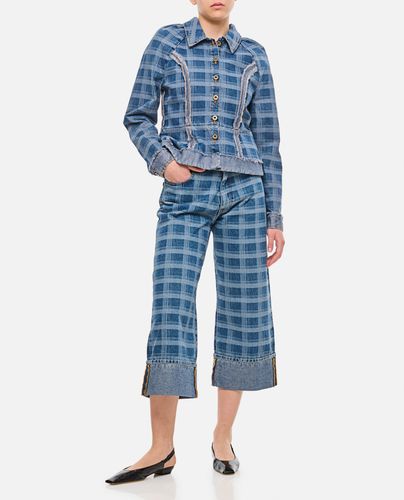Molly Goddard Leo Capri Denim Pants - Molly Goddard - Modalova