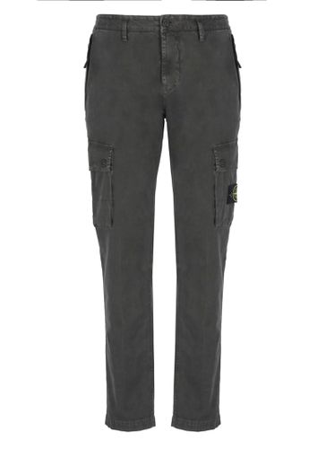 Logo Patch Straight Leg Pants - Stone Island - Modalova