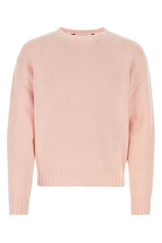 Pastel Pink Wool Blend Sweater - Palm Angels - Modalova