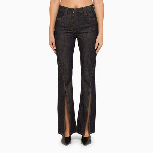 Indigo Flared Jeans With Split - Givenchy - Modalova