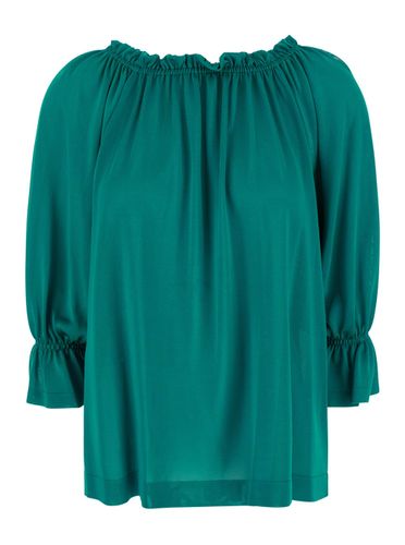 Top With Pleated Details In Viscose Woman - Alberta Ferretti - Modalova