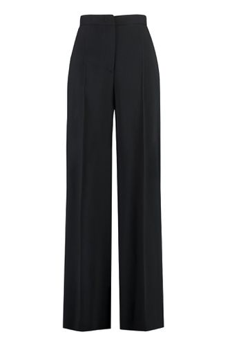 High-waist Wide-leg Trousers - Moschino - Modalova