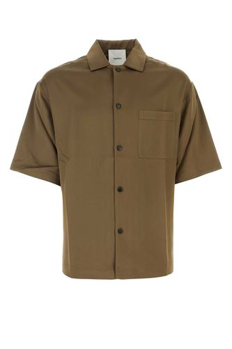 Nanushka Khaki Satin Shirt - Nanushka - Modalova