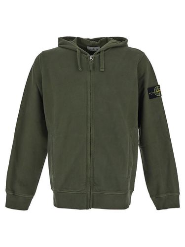 Logo Patch Zip-up Hoodie - Stone Island - Modalova