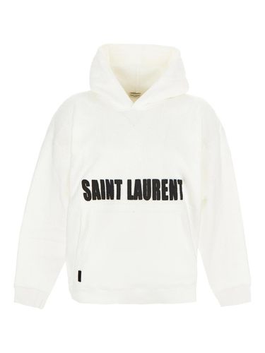 Saint Laurent Hooded Sweatshirt - Saint Laurent - Modalova