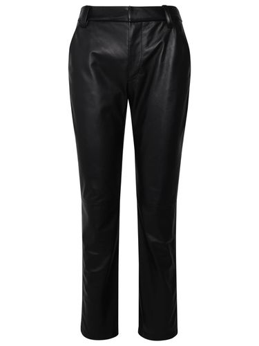 Ferrari Black Leather Pants - Ferrari - Modalova