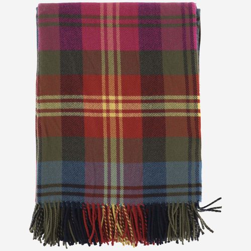 Etro Wool Scarf With Check Pattern - Etro - Modalova