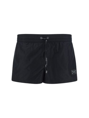 Short Beach Boxer Shorts - Dolce & Gabbana - Modalova