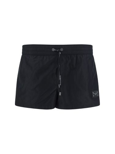 Short Beach Boxer Shorts - Dolce & Gabbana - Modalova