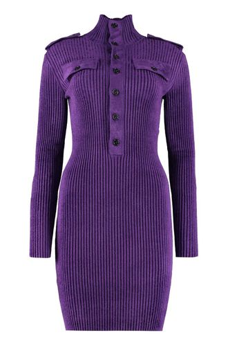 Ribbed Knit Mini Dress - Bottega Veneta - Modalova