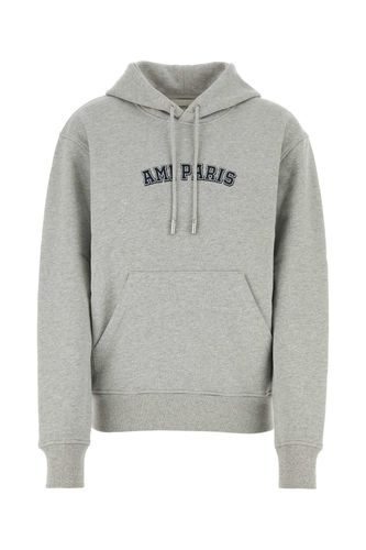 Grey Cotton Sweatshirt - Ami Alexandre Mattiussi - Modalova