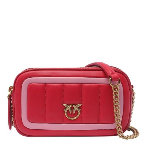 Love Bird Zipped Crossbody Bag - Pinko - Modalova